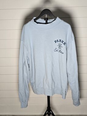 PARKE Set Active Oversized Light Blue Herritage Mockneck L/XL SOLD OUT
